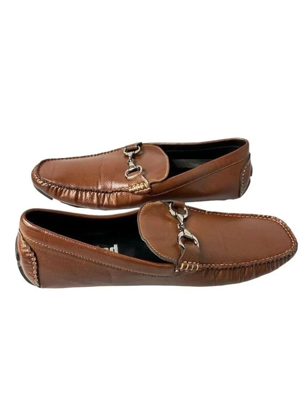 Unlisted by Kenneth Cole Men’s Brown Slip On Driver Shoes Size 10.5 M